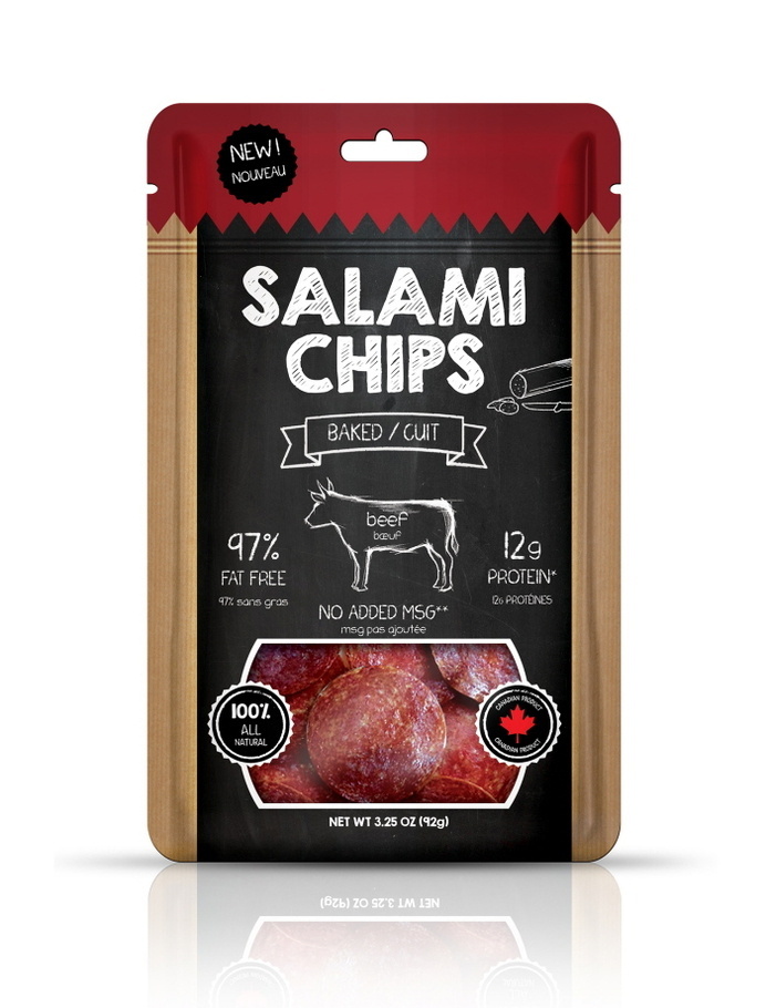 Salami chips packaging by Katerina Karagianni at Coroflot.com #packaging #meat