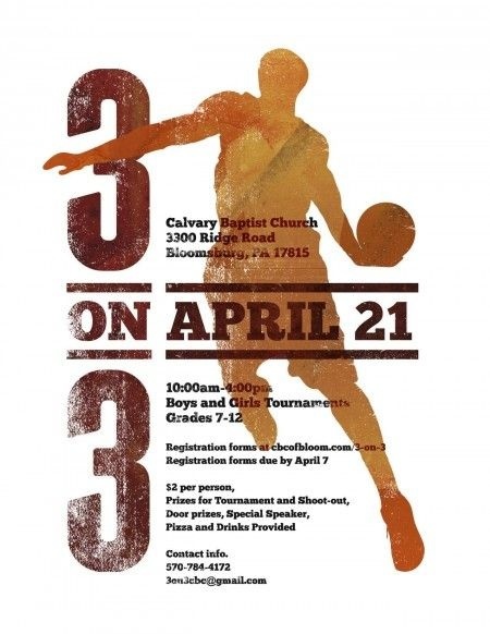 Basketball Tournament Poster