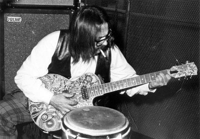 Jazz pianist Vince Guaraldi on the guitar #guitar #vince #peanuts #jazz #guaraldi #retro #blues