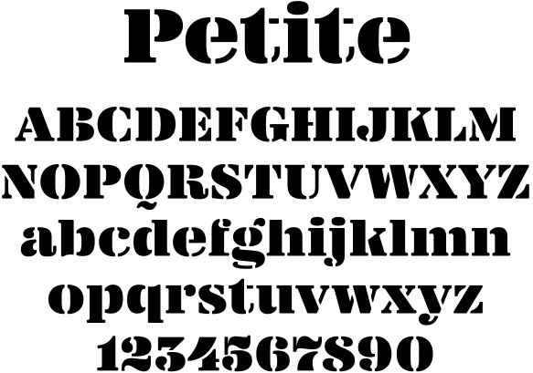 Yorklyn Stencil #type #letters #font