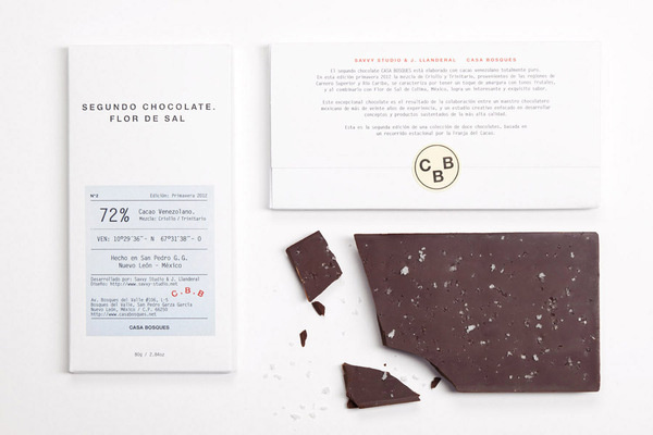 CBB FlordeSal01 #white #packaging #clean #simple #chocolate #info