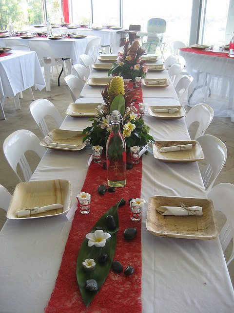 Longe Table Wedding Reception #reception #wedding #decorations