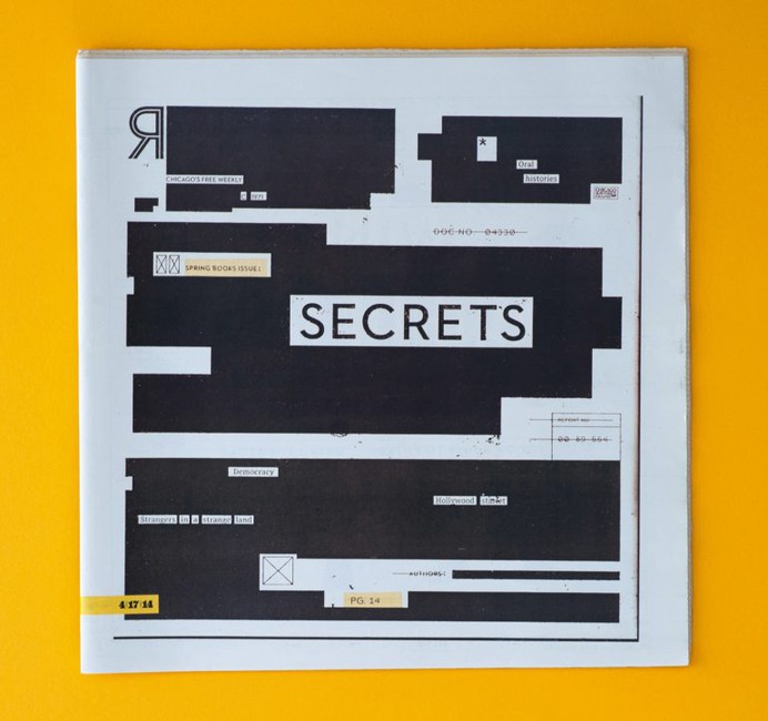 Chicago Reader Cover — Secrets Issue