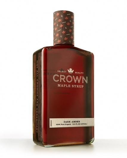 Crown Maple Syrup : Lovely Package . Curating the very best packaging design. #mpls #crown #syrup #packaging #design #graphic #identity #studio #maple