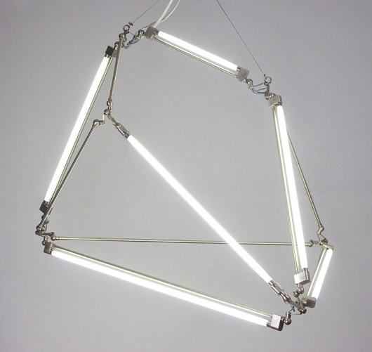 TRIANGULATION BLOG #lamp #installation #brittain #bec #light #neon