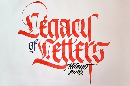 FRESHNGOOD.COM » Luca Barcellona 'Legacy Of Letters' Fraktur Writing Video #calligraphy #barcellona #luca #typography