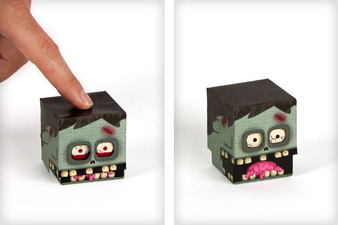 Image result for zombie paper toy