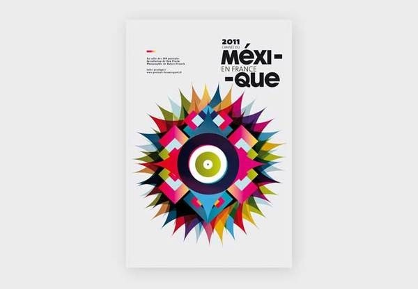 Mexique #les #colored #graphiquants #typeface