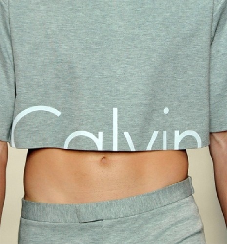 M O O D #calvin #top #klein #marle #riff #mid #crop #grey