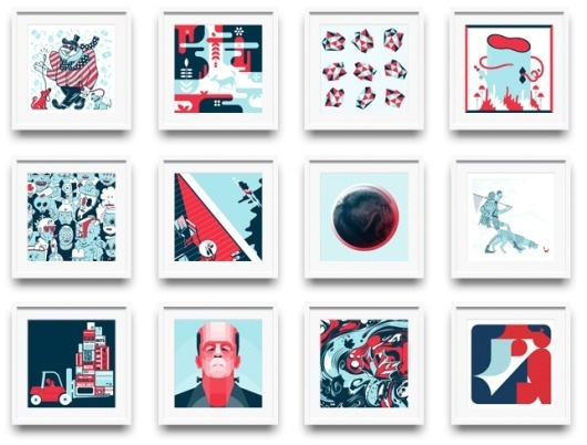 Gifted #print #calendar #illustration