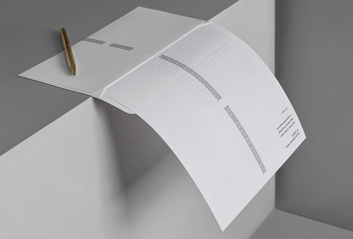 Edouard Malingue Gallery by Lundgren+Lindqvist #envelope