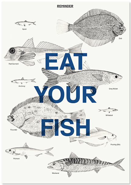 Content of: Documents – Eat Your Fish Poster #fish