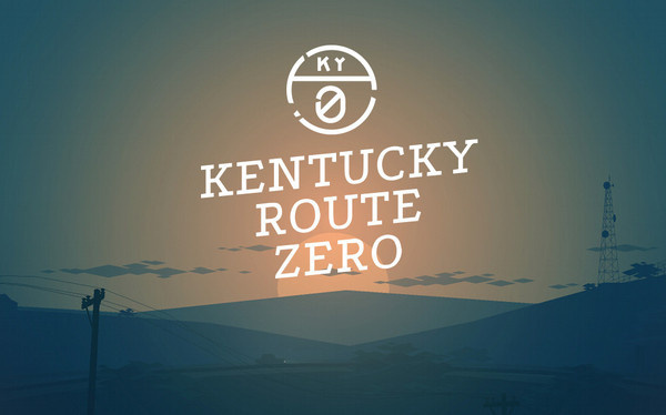 Kentucky Route Zero #title #game #geometric #video #illustration #logo #minimalist #typography
