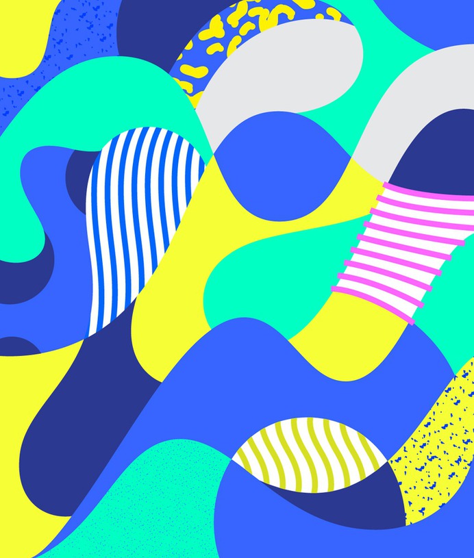 Experimental graphic pattern for key visuals designed by Andrei Robu www.robu.co
