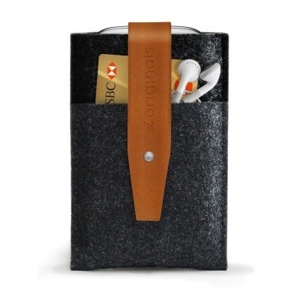 Mujjo Samsung Galaxy S3 Wallet - Brown Leather Edition - 100% Wool Felt #wallet #s3 #felt #brown #galaxy #wool #mujjo