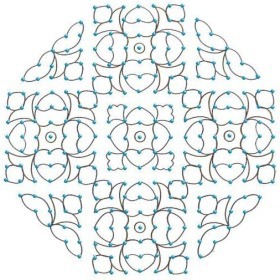 Dotted Rangoli Designs with Picture.