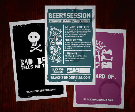Black Pond Brews Posters #beer #poster