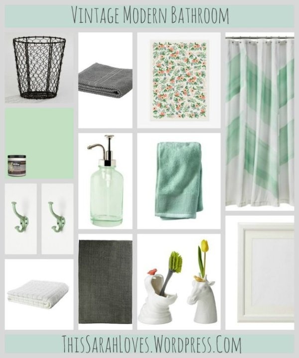Vintage Modern Bathroom ThisSarahLoves