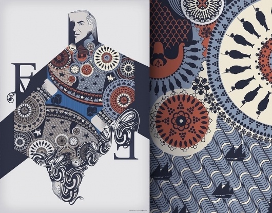 Martín Satí graphic workshop. Art direction + Graphic Design + Illustration #spain #card #illustration #martn #sat