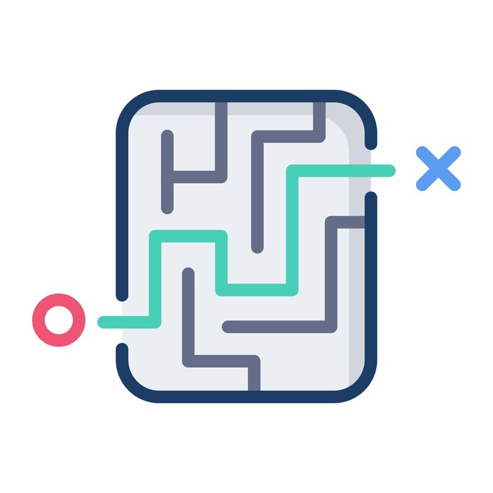 See more icon inspiration related to maze, way, labyrinth, road, maps and location, planning, solution, strategy, route, gaming, puzzle, entertainment and business on Flaticon.