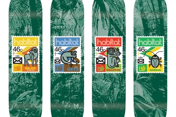 Joe Castrucci #castrucci #deck #illustration #joe #habitat #skateboard