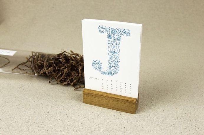 2015 letterpress calendar by the 12 musketeers. 12musketeers.com #lettering #month #january #calendar #letterpress #design #hungarian #drawn #hand #typography