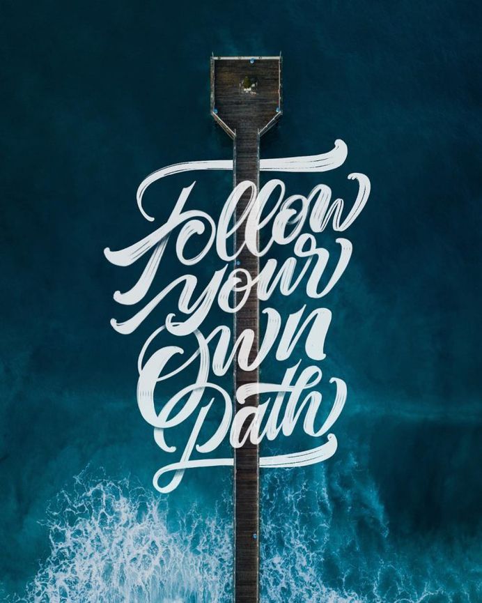 Follow your own path by Chris