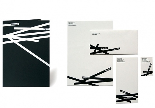 Projectes Singulars / Interior design and architecture services. 2005 #graphic #identity