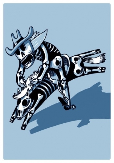 sérigraphies #rider #skull