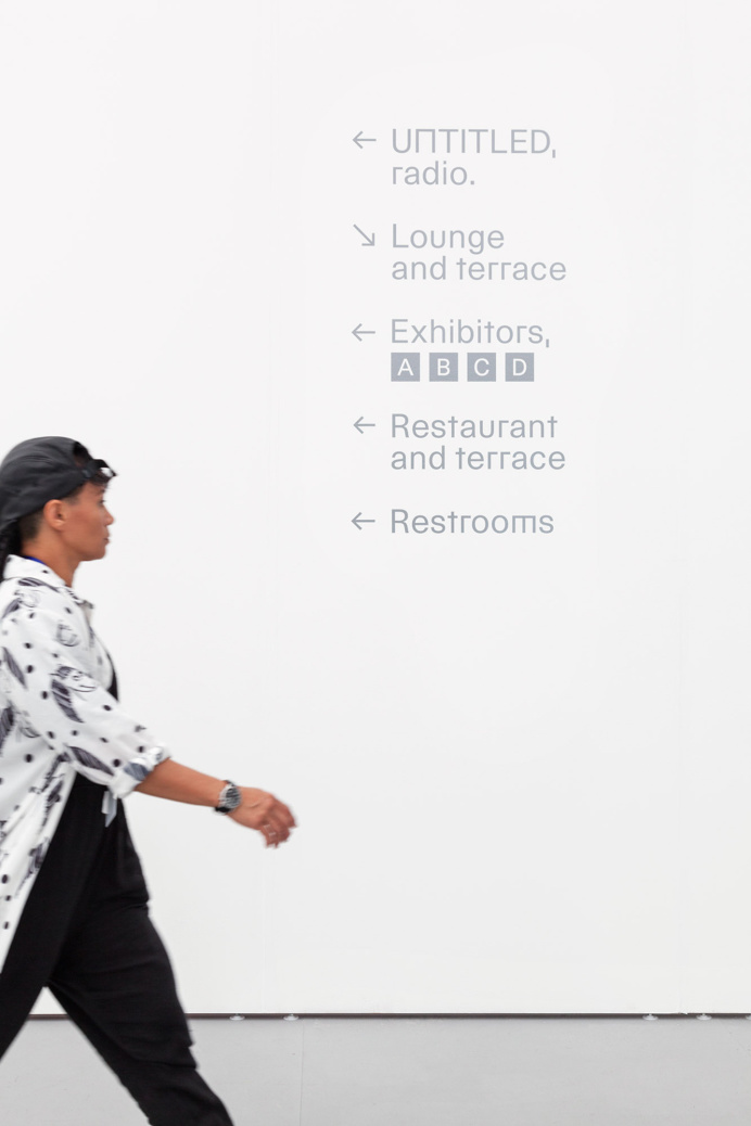 Minimal Wayfinding Typography