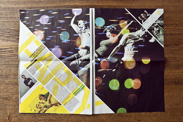 JKF Festival for youth culture – Newspaper on Behance #magazine
