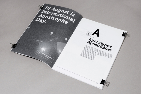Full Stop. on Behance #magazine