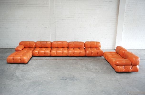 Camaleonda Modular Leather Sofa by Mario Bellini for C