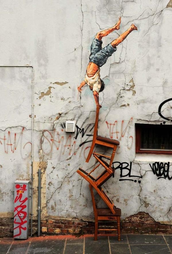 Street Art by Ernest Zacharevic #zacharevic #ernest #art #street