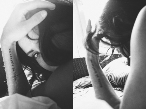 Awake #white #girl #black #photography #and #light
