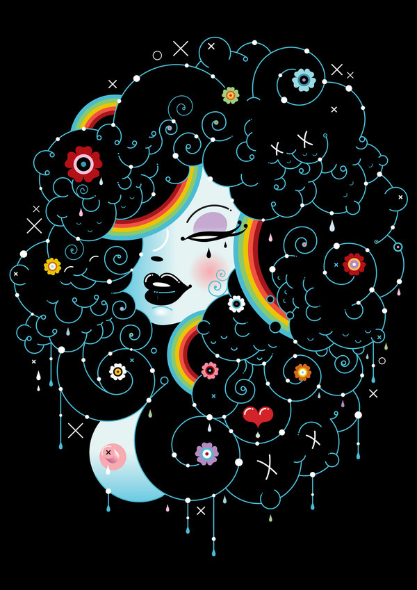 Dark Side of the Boob on Behance #illustration #kronk