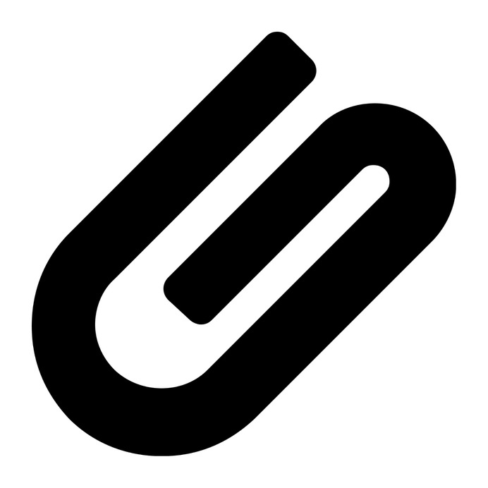 See more icon inspiration related to clip, attach, paperclip, Tools and utensils, office icons, office material and school material on Flaticon.