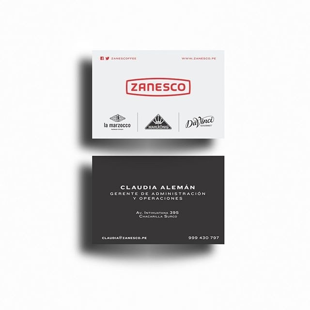 Zanesco #design #graphicdesign #card #bussinesscard #zanesco #lamarzocco #coffemachine