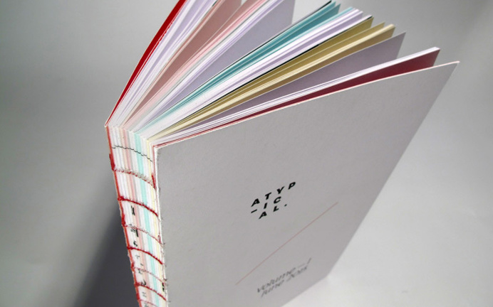 Atypical Type Specimen on Underconsideration #typography #typedesign #publication #layout