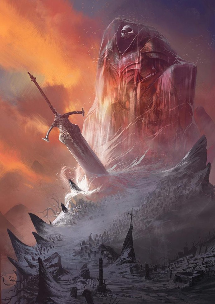 Frozen God by David Alvarez Art