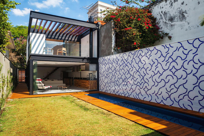 Compact Leisure Home Pays Tribute to Brazilian Modernist Architecture #architecture