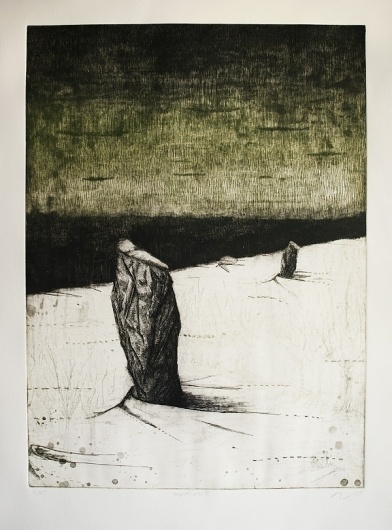 n.wise #intaglio #vague #etching #landscape