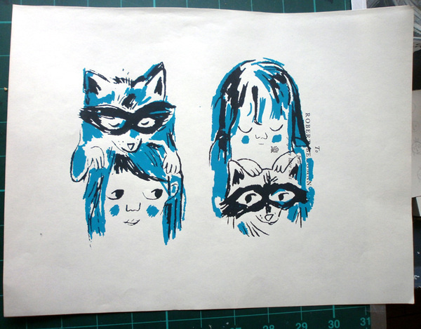 (julie delporte): Les suprêmes ratons #illustration #raccoon