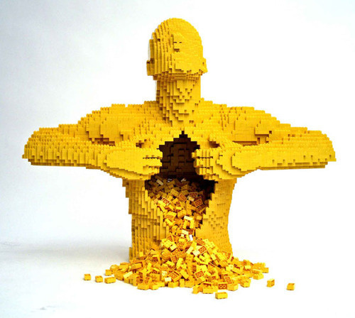 CJWHO ™ (Nathan Sawaya THE BRICK ARTIST ™ Nathan Sawaya...) #sculpture #lego #nathan #sawaya #design #art #clever