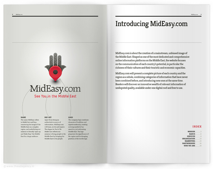 MidEasy.com | brochure #theadagency #graphicdesign #identity #brochure #typography