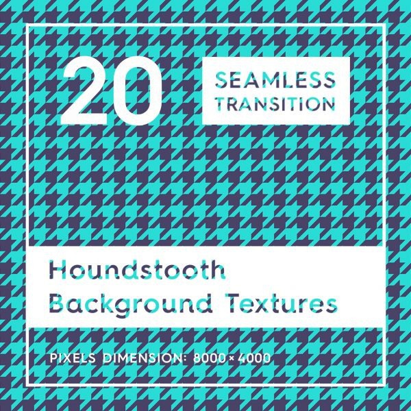 20 Houndstooth Pattern Textures #houndstooth #houndstoothtextures #pattern