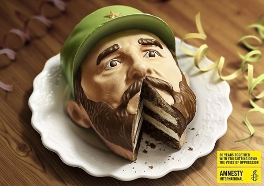 Amnesty International 50th Anniversary Campaign | 123 Inspiration #creative #agency #republic #campaign #euro #rsc #50th #czech #anniversary #amnesty