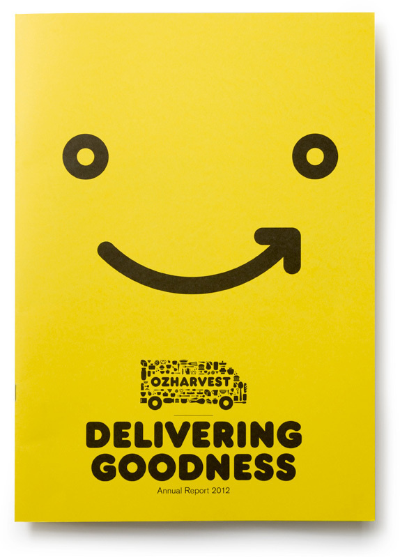 OzHarvest Logo #annual #report #layout #editorial #typography