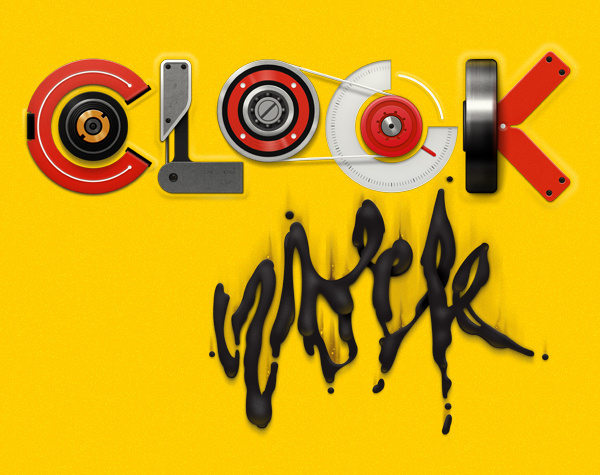 Clockwork on Behance #type #illustration #lettering