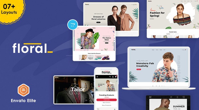 #Floral #Fashion #Boutique - #Opencart Multi-Purpose #Responsive #Theme | #TemplateTrip #eCommerce #Website #Template
